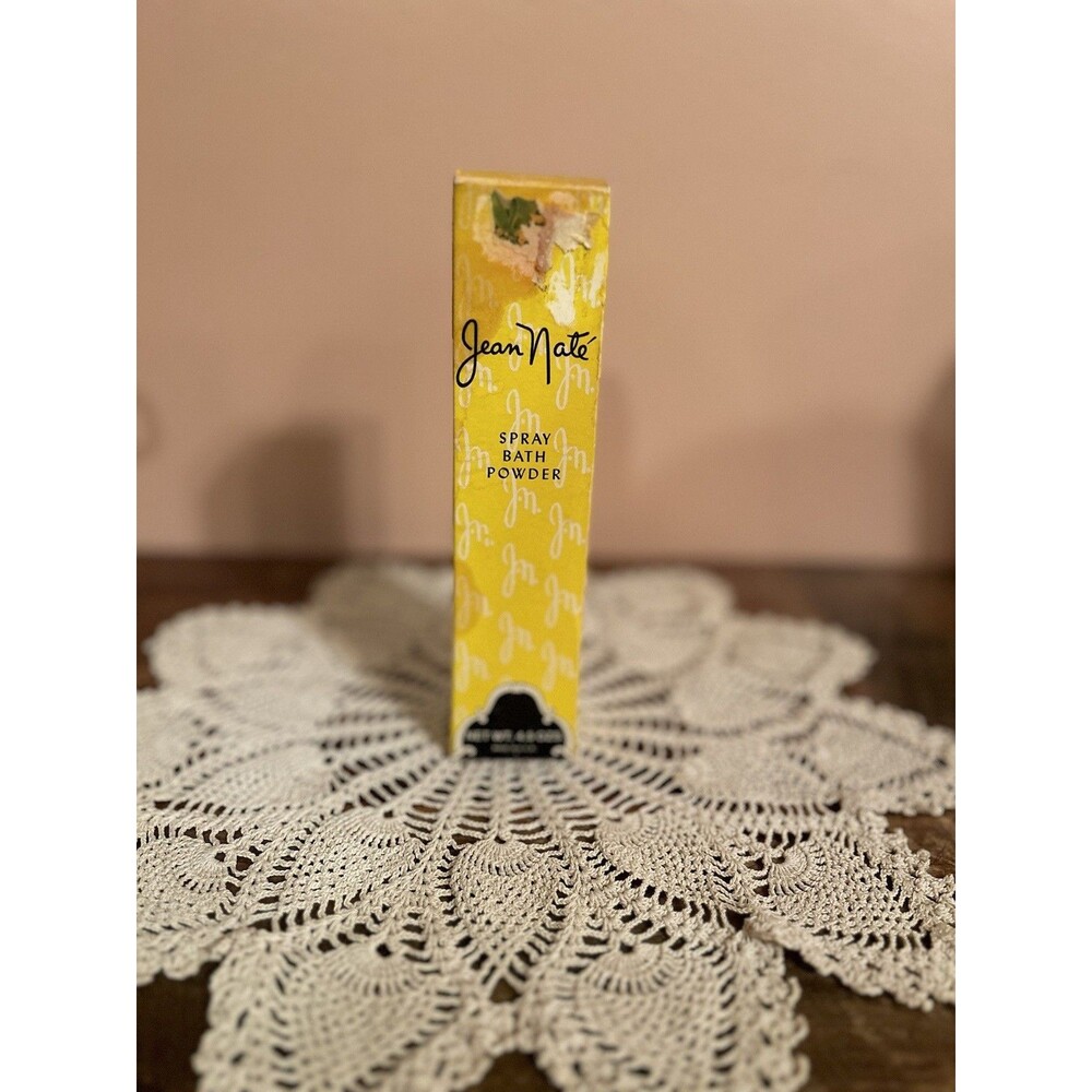 HTF Vintage Jean Nate Body Powder Spray 4oz Bottle
